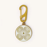 Divine Flow, spiritual symbol for pets collar, charm for animal care and protection