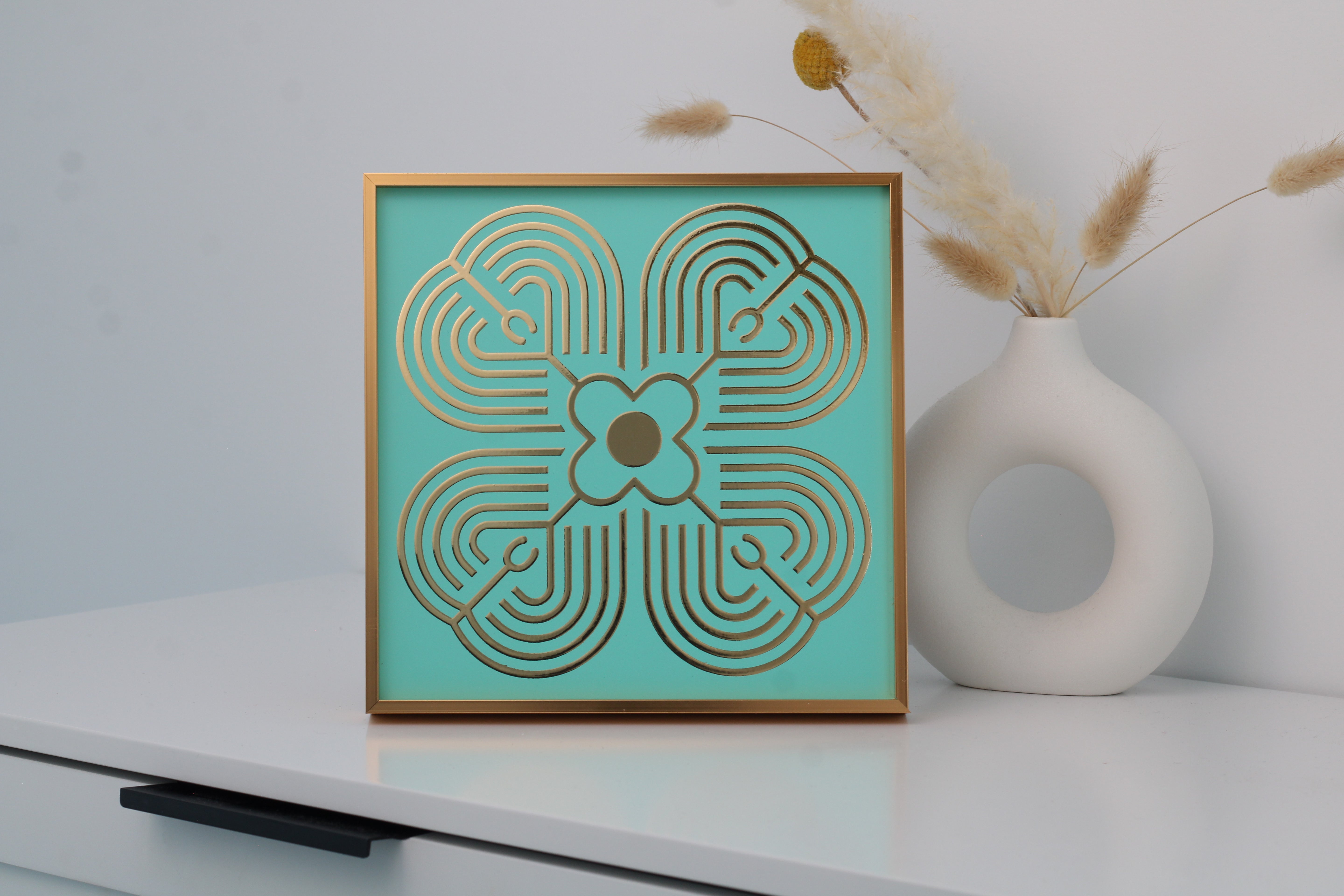 Spiritual symbol in frame for your Life Inspiration, physical and mental health