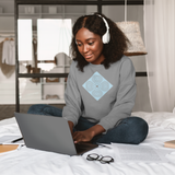 Blue AtmA with Silver Sweatshirt for Kids and Teens