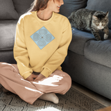 Blue AtmA with Silver Sweatshirt
