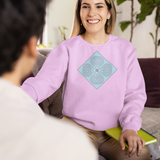 Blue AtmA with Silver Sweatshirt
