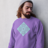 Blue AtmA with Silver Sweatshirt