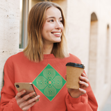 Green AtmA with Gold Sweatshirt