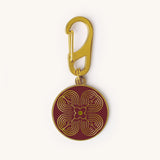 Obedience, spiritual symbol for pets collar, charm for animal care and protection