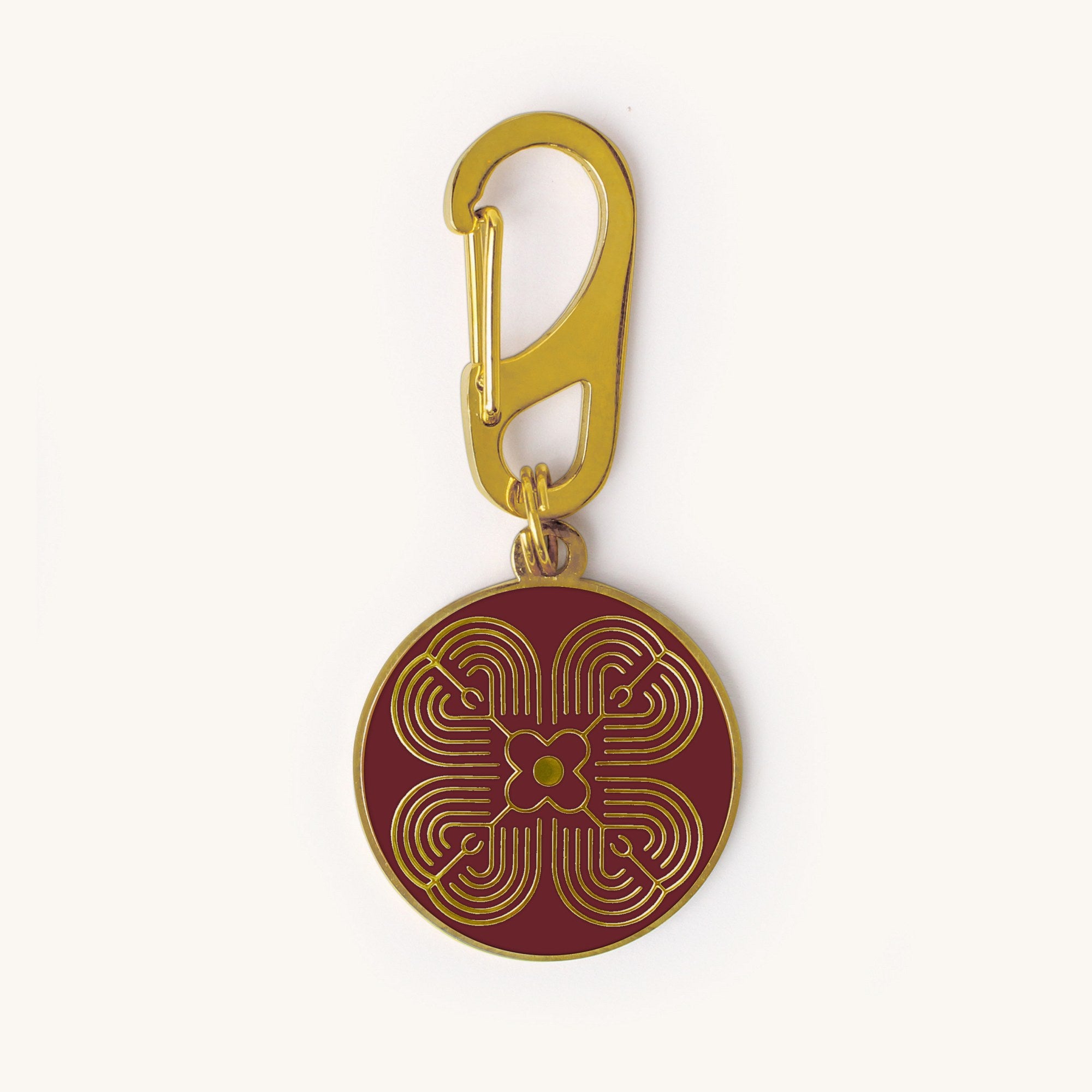 Obedience, spiritual symbol for pets collar, charm for animal care and protection