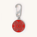 ATMA Charm — Red & Silver | Emotional Clarity & Strong Decisions