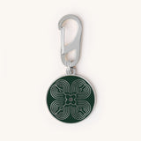ATMA Charm — Green & Silver | Inner Peace & Heart Clarity