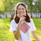 Pink AtmA T-shirt for Teenagers