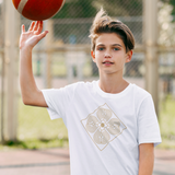 White ATMA T-shirt for Teens