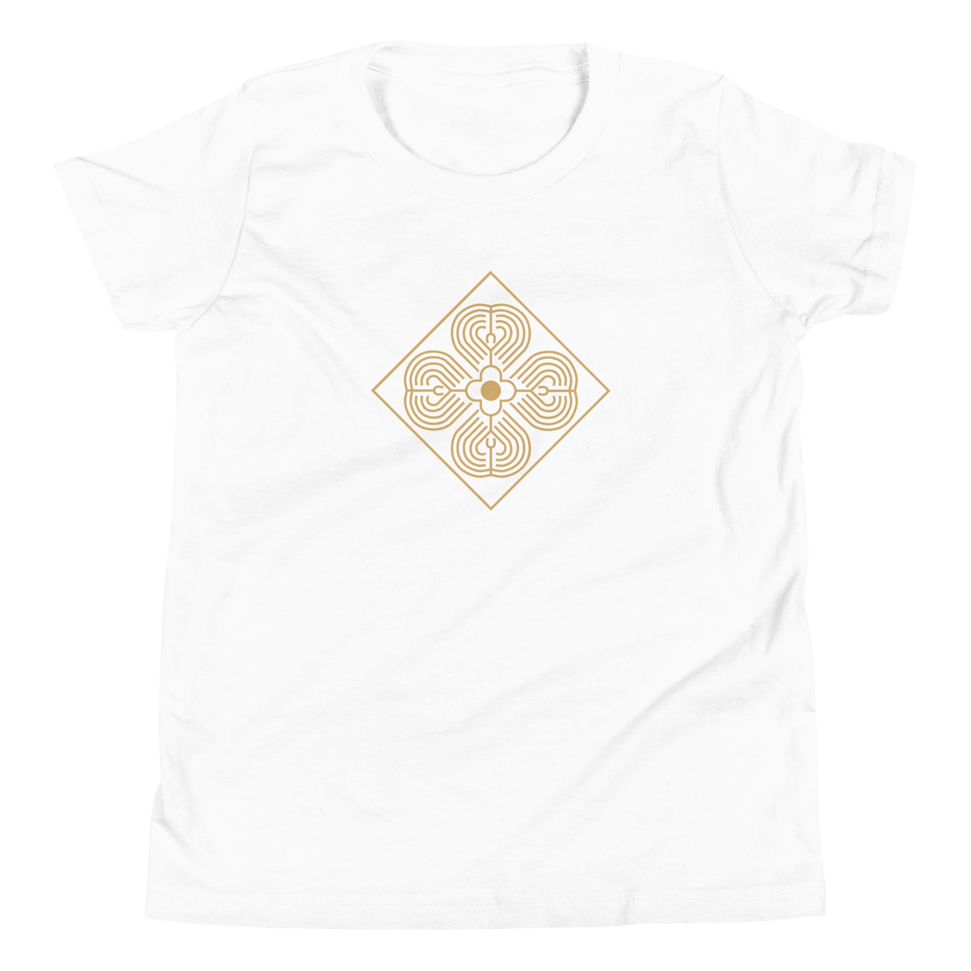 White ATMA T-shirt for Teens